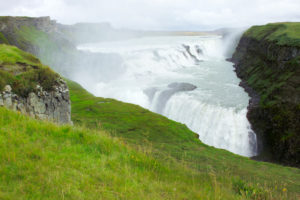 Rapid water, Gullfoss, Iceland Rapid water, Gullfoss, Iceland